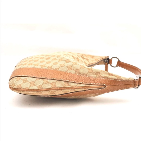 Gucci authentic brown canvas hobo bag - Picture 5 of 13